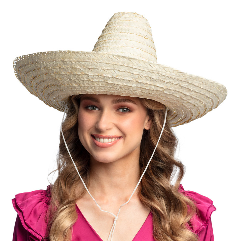 Mexický slamenný klobúk sombrero Puebla